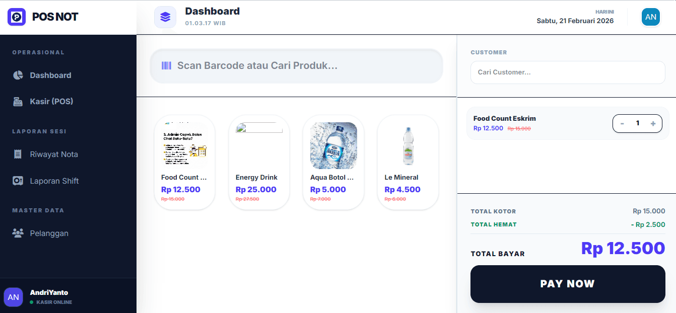 PosNot Management Sistem